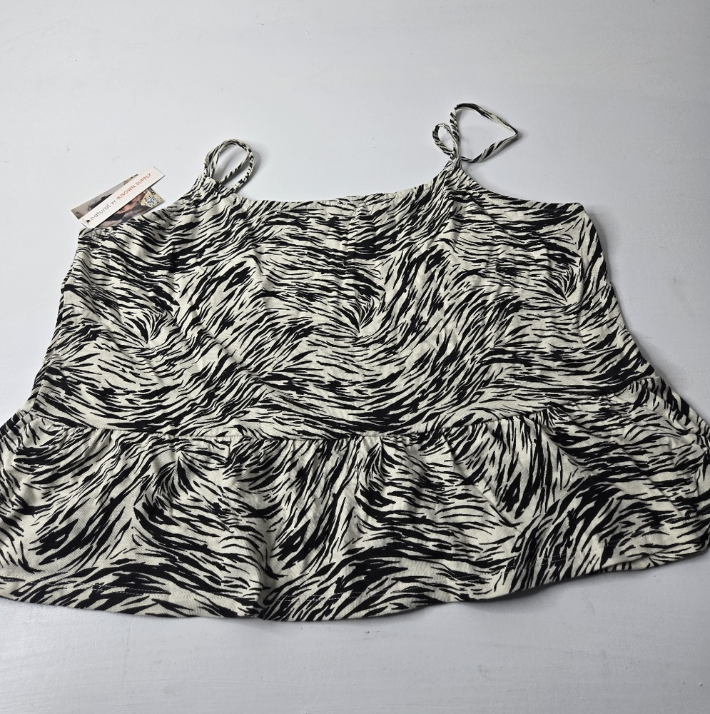 Black and White Women's Top